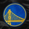 Golden state warriors old english black team patch