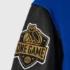 Golden state warriors ovo x nba wool leather ovo logo