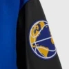 Golden state warriors ovo x nba wool leather sleeve logo