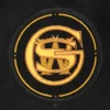 Golden state warriors pro standard chest bay area black varsity jacket 5