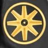 Golden state warriors pro standard chest bay area black varsity jacket 8