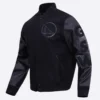 Golden state warriors pro standard triple black varsity jacket 1