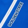 Golden state warriors retro classic woolleather varsity jacket blue white 7