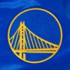 Golden state warriors royal old english satin patch design