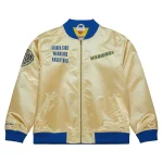 Golden State Warriors Team OG 2.0 Satin Full-Zip Gold Jacket
