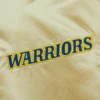 Golden state warriors team og 20 full zip satin varsity jacket gold 3