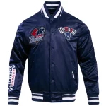 Grambling State Tigers Homecoming Navy Satin Jacket