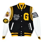 Grambling State University Motto 2.0 Wool/Leather Jacket