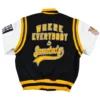 Grambling state university motto 20 black white wool leather varsity jacket 2
