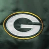 Green bay packers leader satin varsity jacket yellow green 5 00