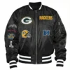 Green bay packers ma 1 bomber black jacket