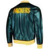 Green bay packers metallic green jacket