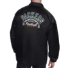 Green bay packers retro logo coaches black jacket