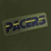 Green indiana pacers flight satin bomber jacket