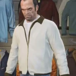 GTA V Scorpion White Satin Jacket