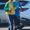 Hailey bieber marty supreme yellow jacket