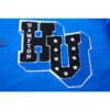 Hampton pirates classic rib knitted blue polyester jacket