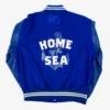 Hampton pirates legacy history pride motto 30 royal blue wool leather jacket