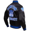 Hampton pirates pro standard classic rib knitted satin jacket