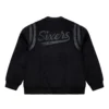 Hardwood black walk the tunnel philadelphia 76ers wool jacket