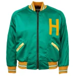 Hawaii Islanders Authentic Green Satin Jacket