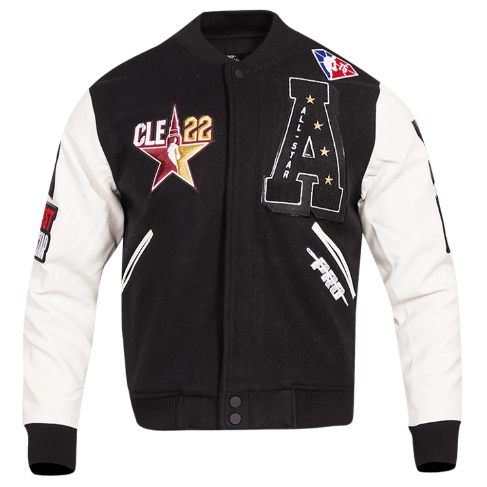 Hbcu all star wool leather varsity jacket