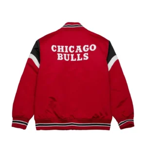 Heavyweight satin jacket chicago bulls 1