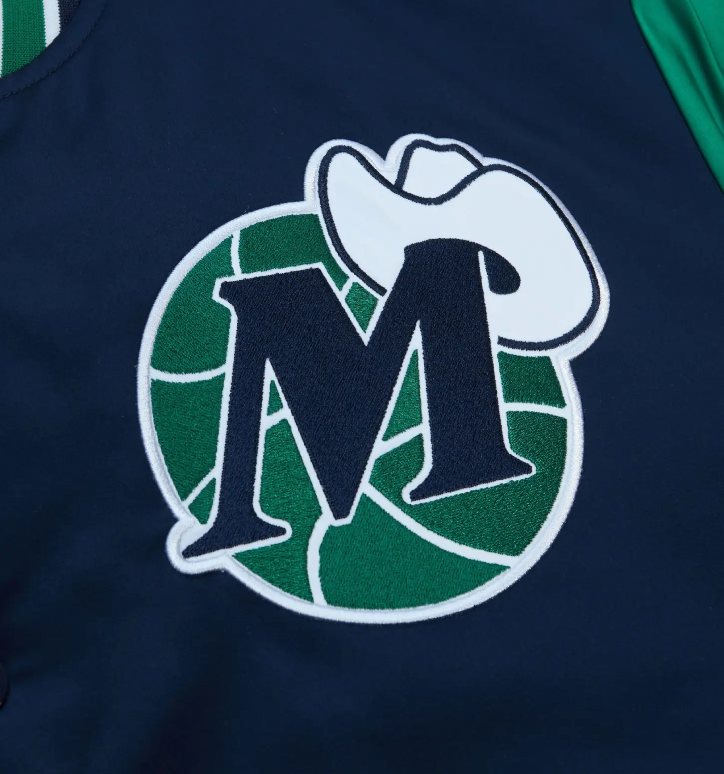 Heavyweight satin jacket dallas mavericks 2