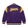 Heavyweight satin jacket los angeles lakers 1