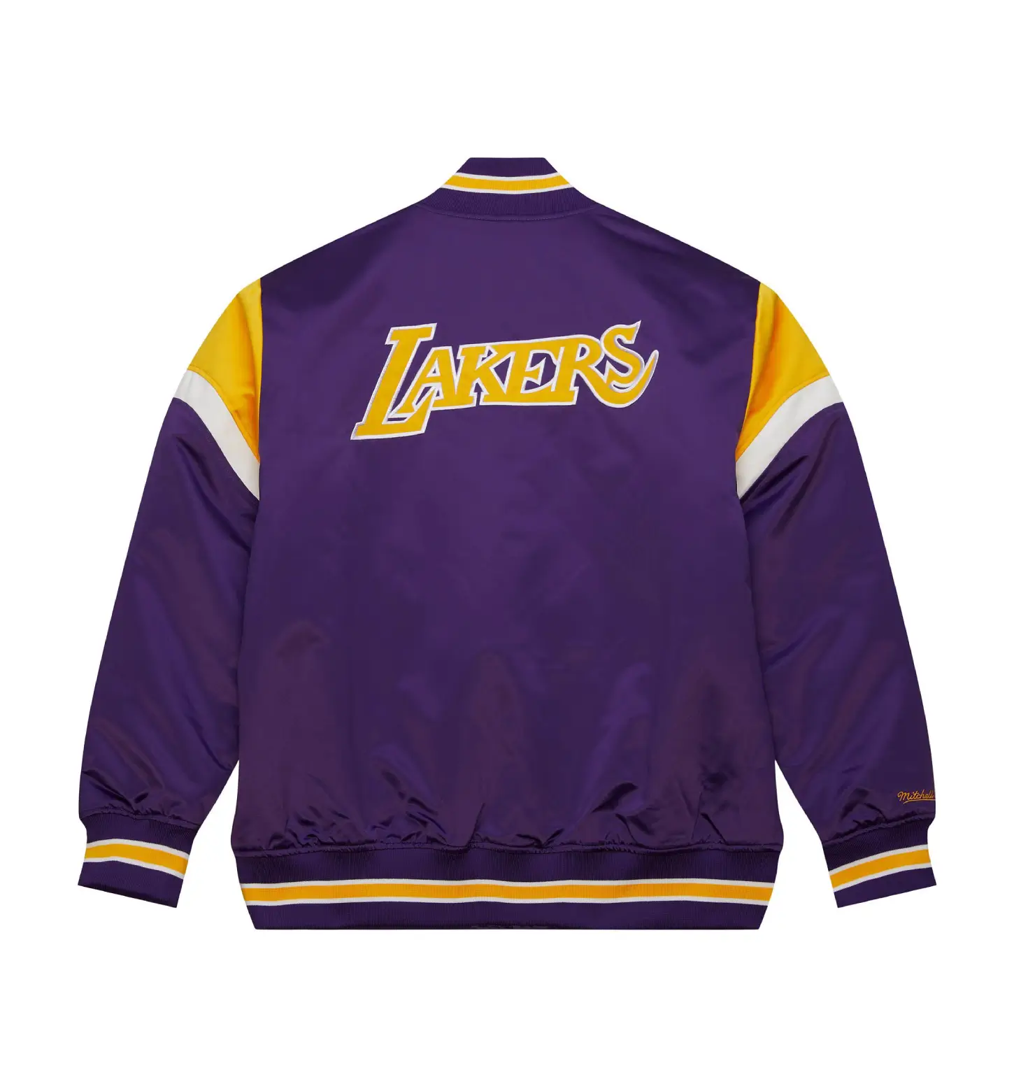 Heavyweight satin jacket los angeles lakers 1