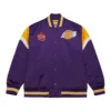 Heavyweight satin jacket los angeles lakers