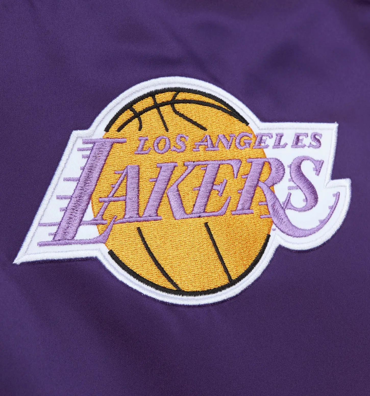 Heavyweight satin jacket los angeles lakers 2