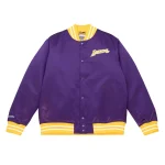 Los Angeles Lakers Hardwood Classics Purple Satin Jacket