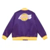 Heavyweight satin jacket los angeles lakers 5