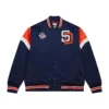 Heavyweight satin jacket san diego padres 1