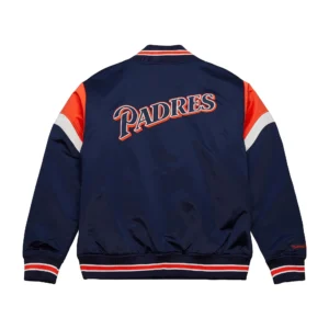 Heavyweight satin jacket san diego padres 2