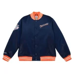 San Diego Padres Heavyweight Full-Snap Blue Satin Jacket