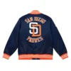 Heavyweight satin jacket san diego padres 8