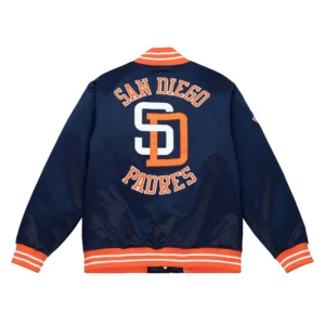 Heavyweight satin jacket san diego padres 8
