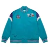 Heavyweight satin varsity jacket charlotte hornets 1 1