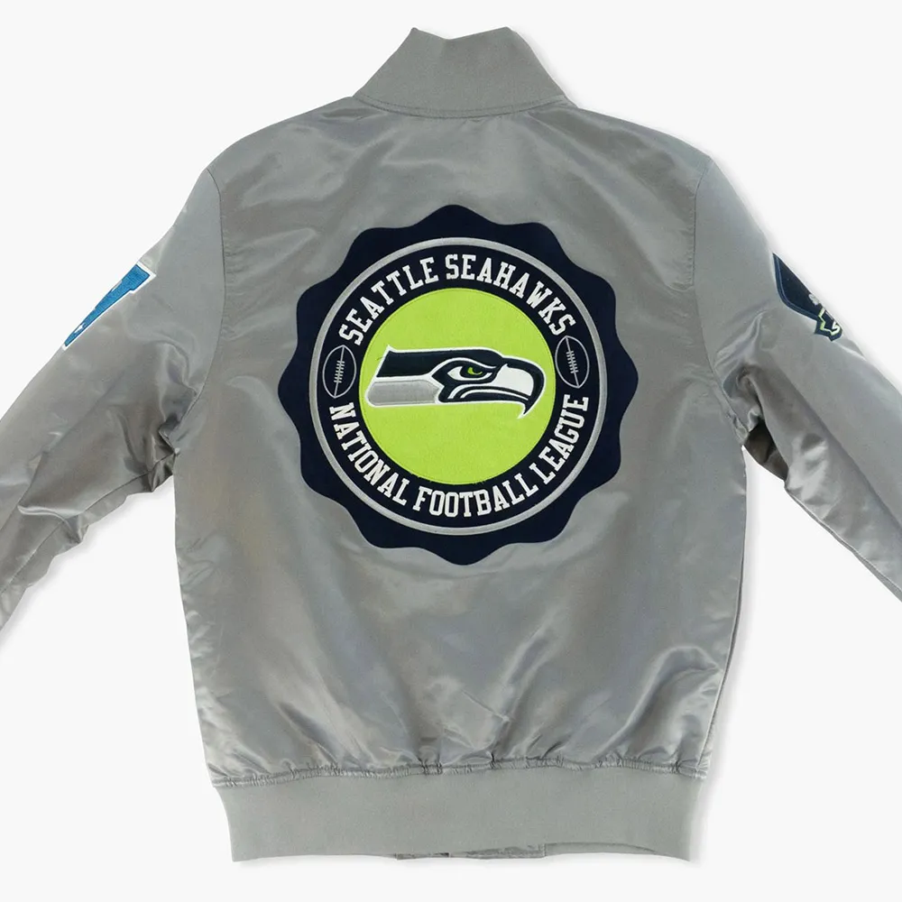 Hometown hero seattle seahawks satin jacket