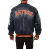 Houston astros full real leather varsity jacket navy 2