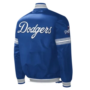 Houston astros midfield full snap satin varsity jacket navy 7
