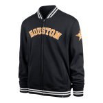 Houston Astros Pro Camden Track Navy Cotton Jacket