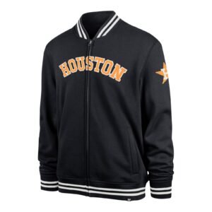 Houston astros pack pro camden full zip track varsity jacket navy 1