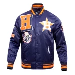 Houston Astros Mashup Navy Satin Jacket