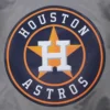 Houston astros script tail satin varsity jacket gray 5