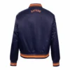 Houston astros script tail womens satin varsity jacket navy 4