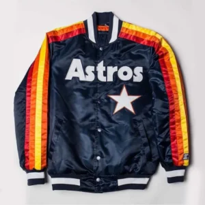 Houston astros vintage bomber jacket