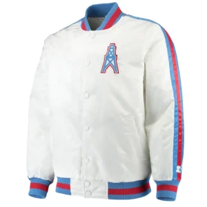 Houston oilers throwback d line jacket